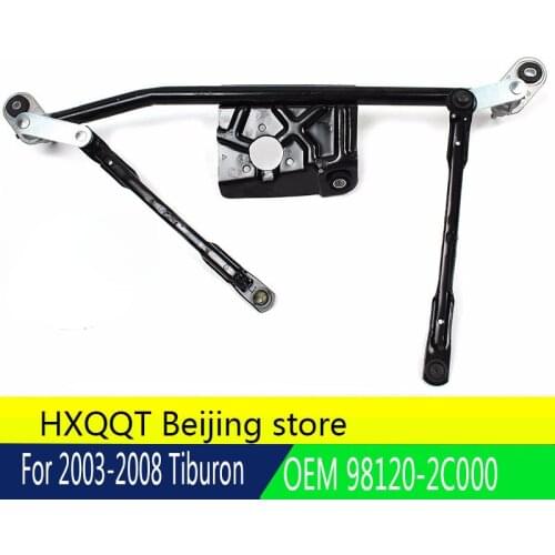 OEM 981202C000 98120-2C000 Front windshield wiper connecting rod Wiper Transmission Front For 2003-2008 Hyundai Tiburon