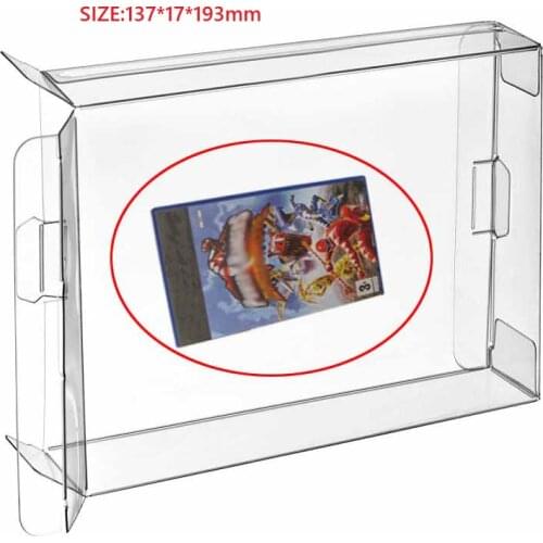 Ruitroliker 40Pcs Clear Protecter Box Sleeve CIB for Playstation 2 Games Cartridge box