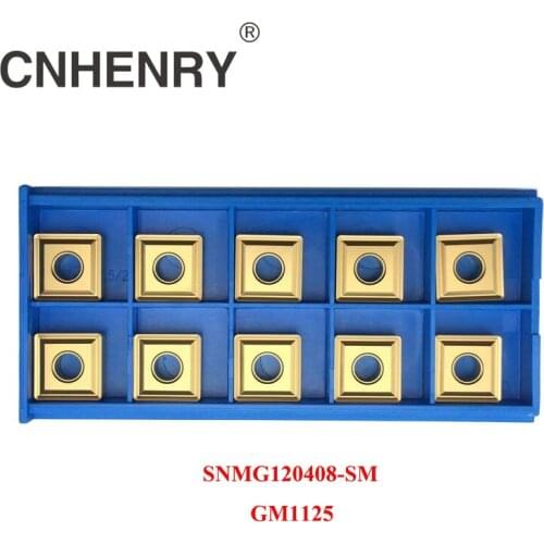 SNMG 120408-SM GM1125 CNC Cutting Tools Indexable Cemented Carbide Inserts Tungsten Carbide Turning Inserts SNMG for Steel