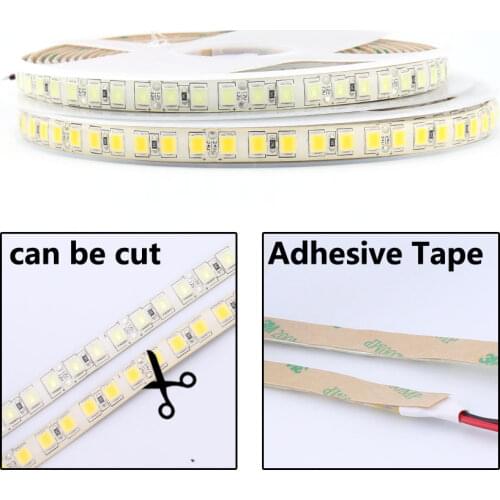 LED Strip light 12 24 V SMD 5054 5M 120leds/m Flexible Led Strip 12V 24V Light Lamp Tape Diode Waterproof Warm White