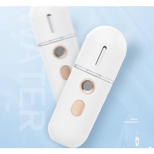 Mini Portable Humidifier Nano Mister USB Rechargeable Facial Steamer Device Beauty Spray Hydrating Apparatus Cold Spray