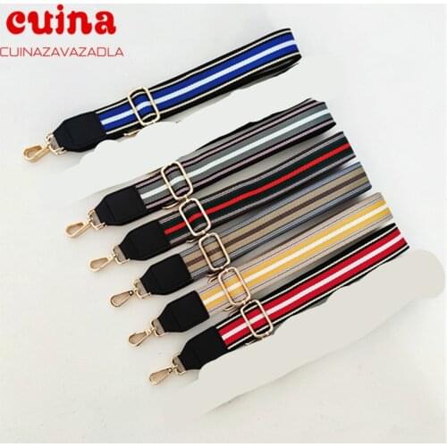 New Colored Belt Bags Gift Accessories For Women Rainbow Adjustable Bag Shoulder Hanger Handbag Straps Decorative Handle Gift