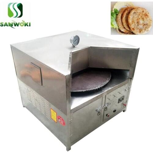 Rotary Italian Bread Oven For Chapati corn bread maker machine oval wheat cake baking furnace oven flaky pastry baker machine