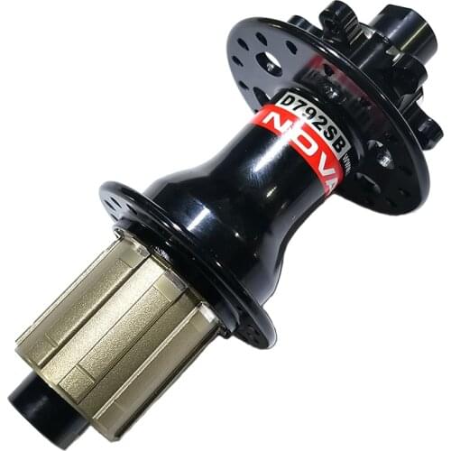 Novatec D792SB 6-Bolt rear Hubs MTB XC AM Bike 24H 28H 32H J-bend QR Thru axle 135mm 142mm HG 8-11s freehub compatible