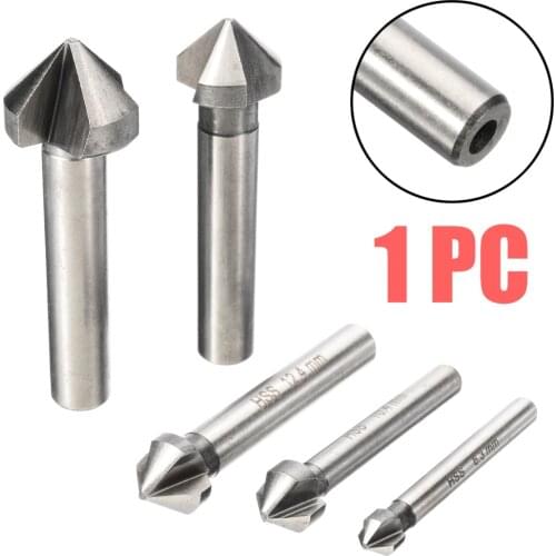90 Degree HSS Countersink Drill Bit 3 Flute High Quality Wood Steel Chamfer Cutter Tool 6.3-20.5mm