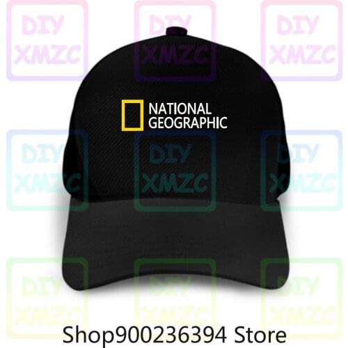 National Geographic Logo Baseball Cap Hats Womens Style