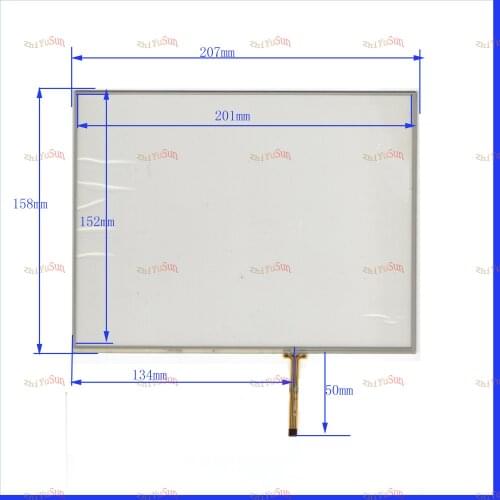 ZhiYuSun PYD9.7 A1 207*158mm suitable 9.7inch 4:3 4lines resistance screen this is compatible blass suitable