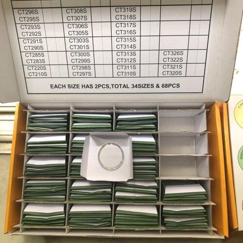 68 Pcs Round Gold\Silver Ring Plastic Cover Acrylic Table Mirror 21-32.6 Sizes Plastic Mirror Sets