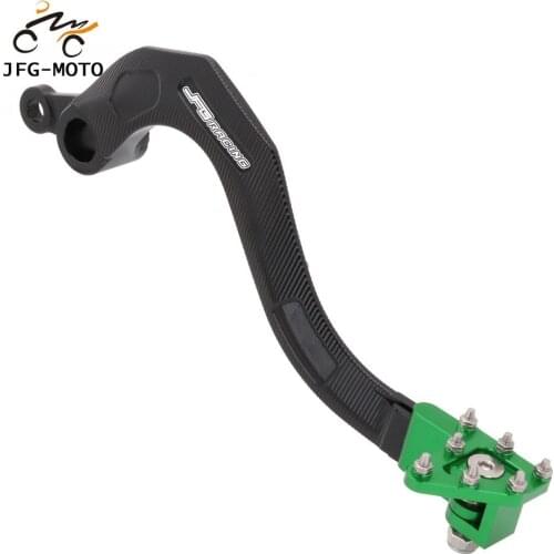 Motorcycle Aluminum CNC Foot Brake Pedal For KAWASAKI KX250F KXF250 KXF 250 2006-2018 KX250 KX 250 2019-2020 Dirt Bike