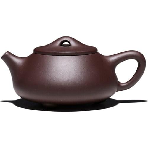 Ball Hole Teapot Purple Sand Pot Yixing Genuine Original Ore Old Purple Mud Jingzhou Stone Scoop Drinkware