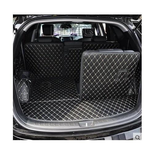 CHOWTOTO Custom Special Trunk Mats For Hyundai Veracruz 7seats Durable Waterproof Carpets For Veracruz