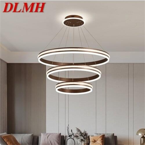 DLMH Nordic Pendant Lights Contemporary Luxury Round Home LED Lamp Fixture For Decoration