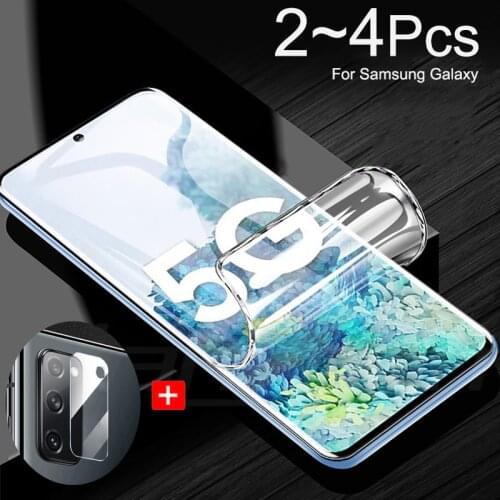 Hydrogel Film on Samsung Galaxy S20 FE/Plus/Ultra Screen Protector galaxy s20/s21 ultra Pelicula samsung s20 fe s20fe Soft Glass