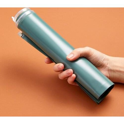 K92C 4 Pcs A4 High-Grade PVC Folder Zipper Lock Design Large Capacity Envelope Document Bag Office File Organizer Bag