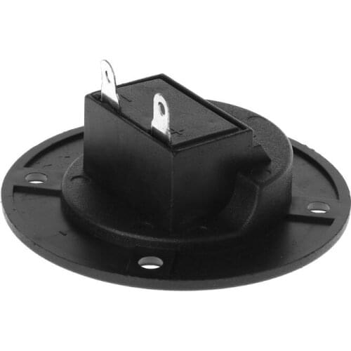 2PCS Terminal Round Cup Connector Parts Express Spring Clip Double Binding Post Screw Wire Gold Car Subwoofer Speaker Box Black