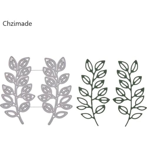 Lychee Life Leaf Metal Cutting Dies For Diy Card Making Decorative Embossing Stamps Stencil Crafts