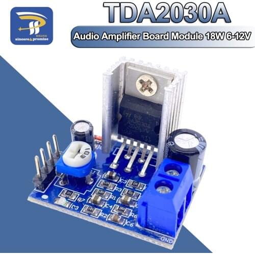 TDA2030A Module 6V 9V 12V Single Power Supply Audio TDA2030 Amplifier DIY Digital Circuit Board
