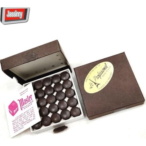 Jassinry 10pcs/lot 13mm French stype shaped and pressed cue tips original LE Profesisonal water buffalo cue tips