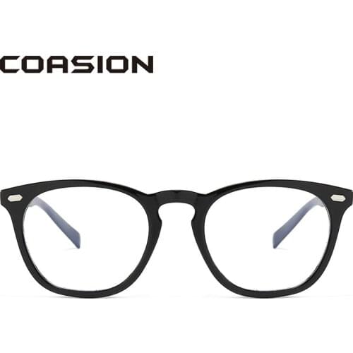 COASION TR90 Blue Light Blocking Glasses for Men Round Computer Glasses for Women Anti Radiation Glasses Gaming Glasses CA1335