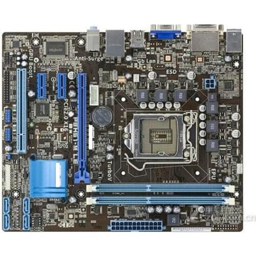 ASUS P8H61-M LE original mainboard DDR3 LGA 1155 I3 I5 I7 32nm CPU 16GB USB2.0 H61 used desktop motherboard