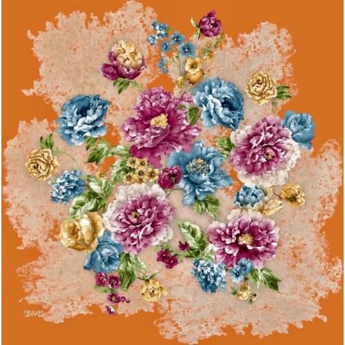 REYYAN SILK TEXTURED OYALIK WRITING PATTERN-16286-RENK-15