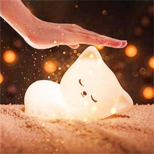 Cute Night Light Kids Children Toys Gifts For Bedroom Lights Indirect Remote Control Usb Charging Light Multi-color Change