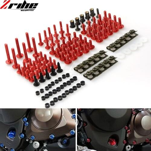Universal Motorbike accessories Motorcycle Screws Vehi Bolts For yamaha suzuki ybr 125 intruder shadow 600 crf 250 mt07 g