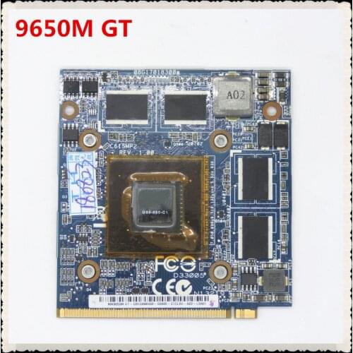 9650M GT G96 650 C1 08G17018300 C616MMP2 REV 1.00 DDR2 VGA video card for Dell Alienware M5500 M5700 for ASUS C90S Series Laptop