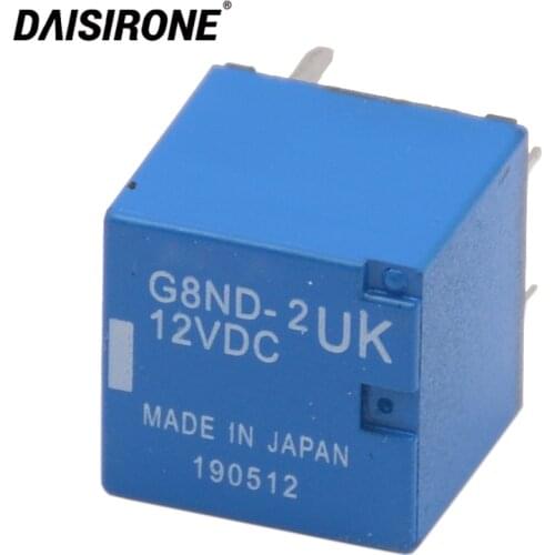 Top Quality G8ND-2UK 12V DC Car Hand Brake Fragile Common Fault Relay Window Lift Relay G8ND Blue
