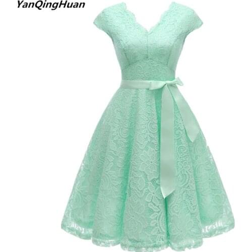 Короткие платья для женщин YANQINGHUAN China At AliExpress