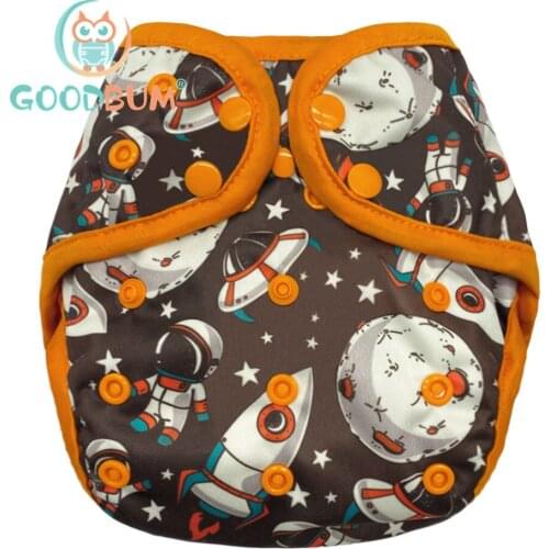 Goodbum 1PC Reusable Waterproof PUL Cloth Diaper Nappies Baby Cloth Diaper Nappy Covers One Size Fits All Baby Washable