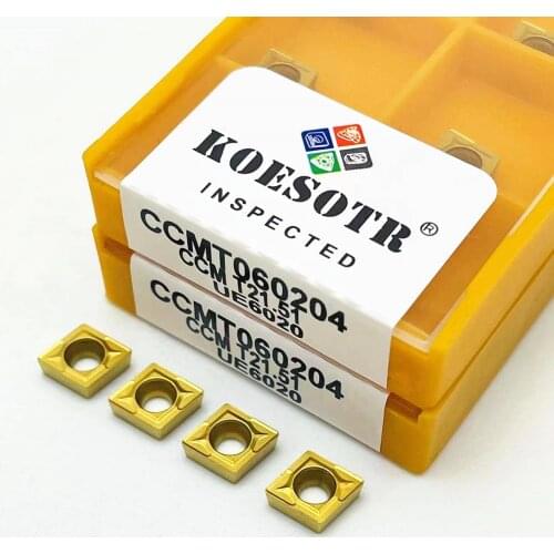 10PCS CCMT060204 UE6020 high quality universal hard alloy CCMT060204 UE6020 CNC lathe machine tool accessories turning tool