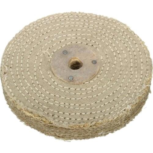 1 X 150*20mm 6'' Sisal Cloth Buffing Wheel for Stainless Steel Metal Polishing Tool Accessories