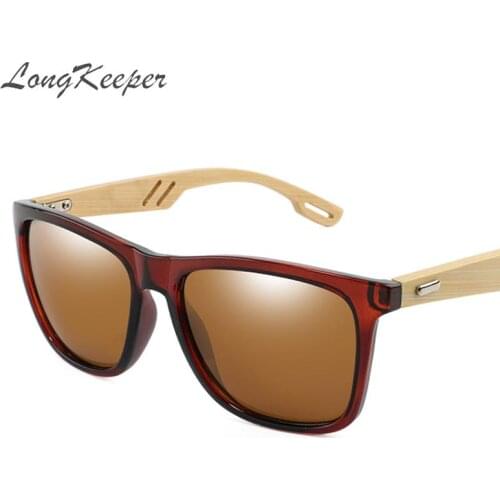 2020 Classic Bamboo Wood Sunglasses Brand Design Men Women Coating Mirror Sun Glasses Retro Driving Glasses UV400 Shades