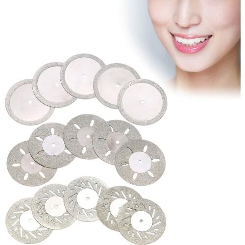5Pcs Ultrathin Doublesided Grinding Wheel Cutting Dental Double Sided Sanding Polish Disc Kit Special Emery Sheet Opening Teeth