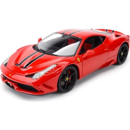 Bburago 1:18 458 Speciale Refined Version Sports Car Static Simulation Die Cast Vehicles Collectible Model Car Toys