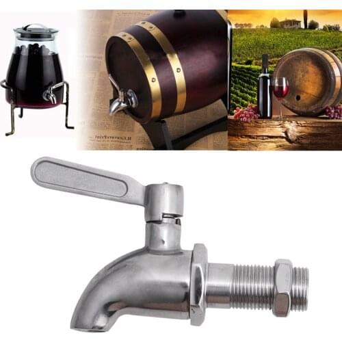 Stainless Steel Beverage Drink Dispenser Wine Barrel Spigot / Tap / Faucet M16-Y102
