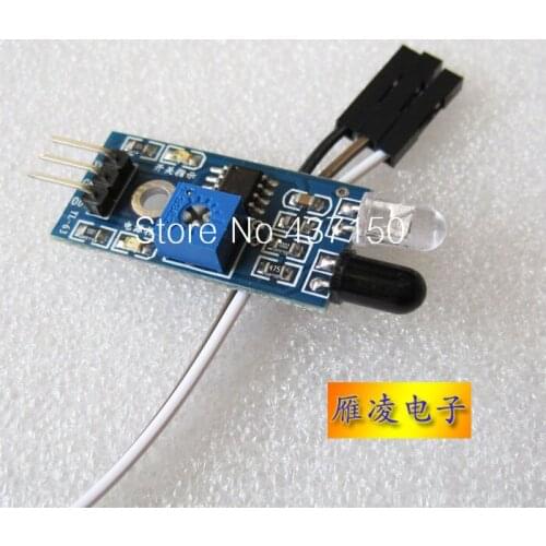 Infrared barrier Module / car obstacle avoidance obstacle avoidance sensors / black and white line recognition distance adjustab