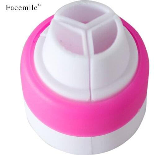 Icing Piping Bag Nozzle Converter Tri-color Cream Coupler Gift Decorating Tools For Cupcake Fondant Cookie 3 Hole 3 Color 52132
