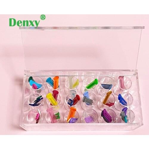 Denxy 1pc Dental Ligature Tie Box Case High Class Acrylic Orthodontic Ligature Ties Holder Multifunctional Box for Dental Lab