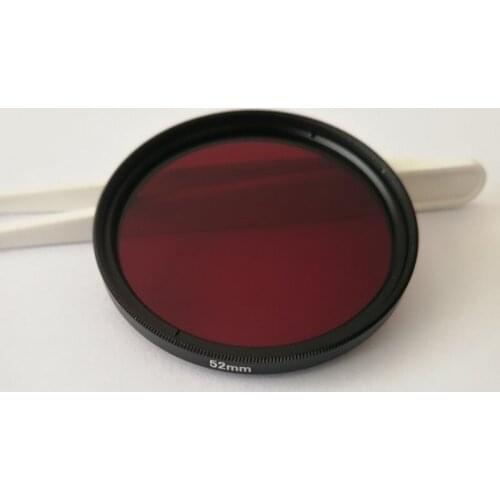 Red Glass Filter Lens 650nm HB650 Infrared Transmission, Cut-off Red Optical Filter Glass