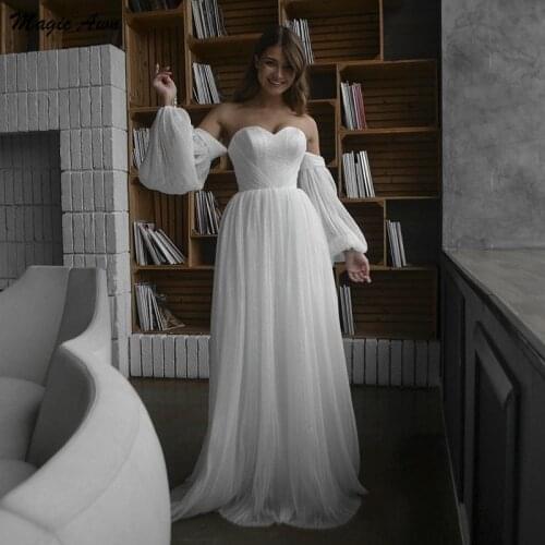 Magic Awn Long Sleeve Wedding Dresses
