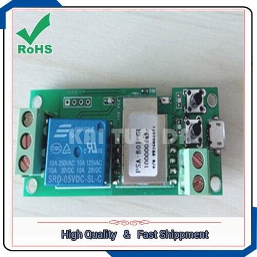 Wifi remote relay module smart phone app control timing access control remote control switch board relay