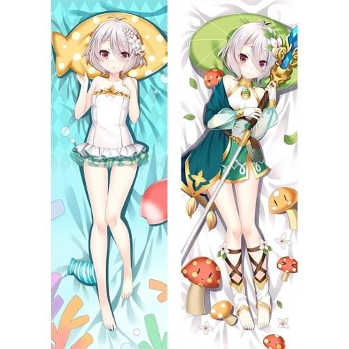 Newly Design Game Princess Connect! Re:Dive Kokoro Natsume Hugging Body Pillow Case Cover Pillowcase Cushion Otaku Fashion Colle