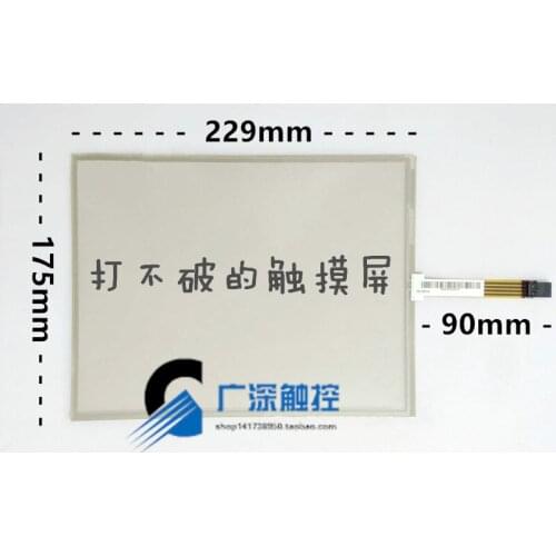 Original new 10.4'' inch touch screen 4-wire resistive touch screen industrial computer dedicated 229 * 175