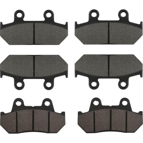 Motorcycle Front and Rear Brake Pads for Honda GL 1500 A Aspencade / Interstate 90-00 GL1500 Goldwing 98-00 VFR750F 86-87