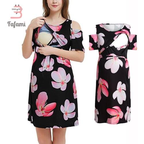Maternity Dresses For Pregnant Women Womens Floral Sundress Maternity Nursing Dresses for Breastfeeding Casual Summer Clothes