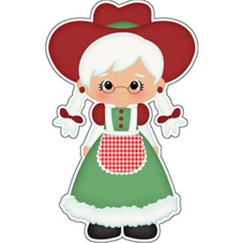 Ms Grandmother Christmas Metal Cutting Dies Embossing Scrapbooking Stencil Craft Cut Dies For DIY Card Handmade