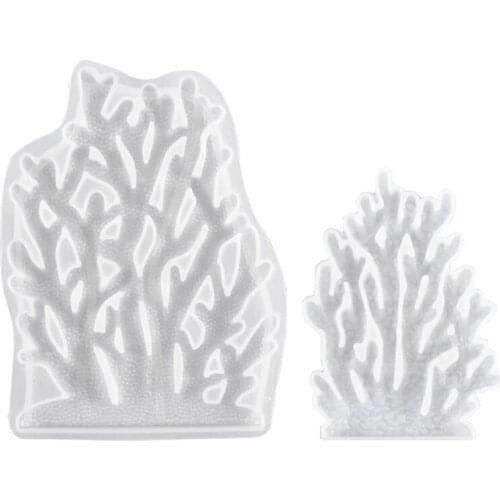 DIY Crystal Epoxy Mold Creative Good-Looking Coral Table Jewelry Silicone Mold
