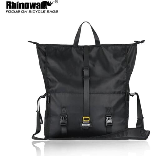 Rhinowalk 25L Multifunction Riding Messenger Bag for Riding Working Travel Business Trip Portable Pannier Bag Travel Cycling Bag